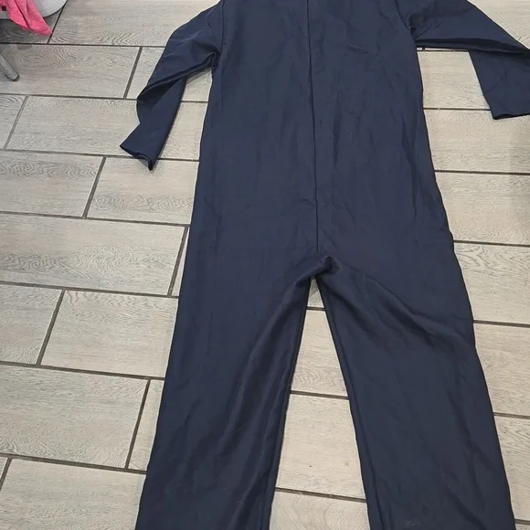 Spirit Halloween Navy Blue‎ Adult Jumpsuit Costume – Size Small/Medium - Picture 5 of 6